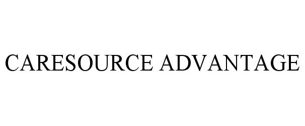 Trademark Logo CARESOURCE ADVANTAGE