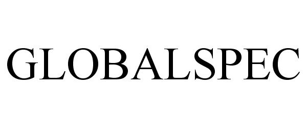 Trademark Logo GLOBALSPEC