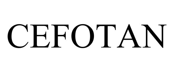 Trademark Logo CEFOTAN