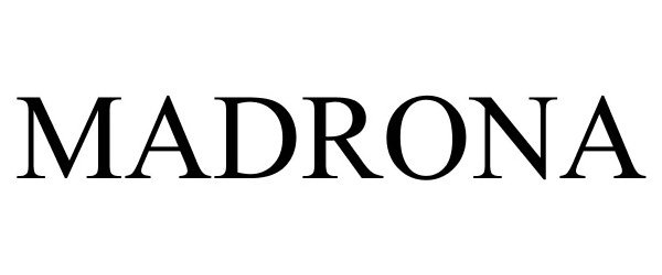 Trademark Logo MADRONA