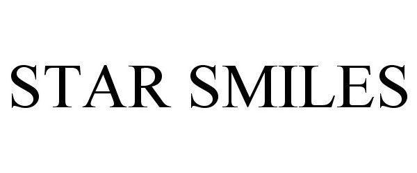 Trademark Logo STAR SMILES