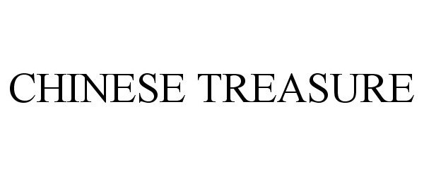 Trademark Logo CHINESE TREASURE