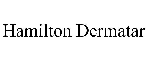  HAMILTON DERMATAR