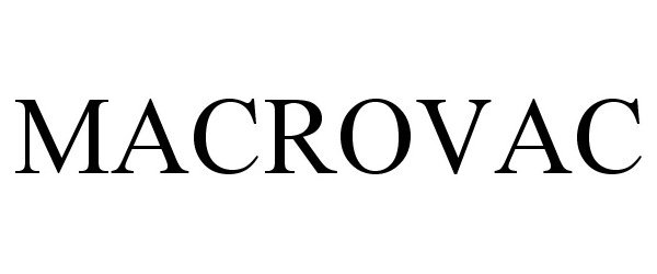 Trademark Logo MACROVAC