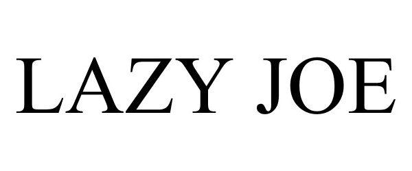 Trademark Logo LAZY JOE