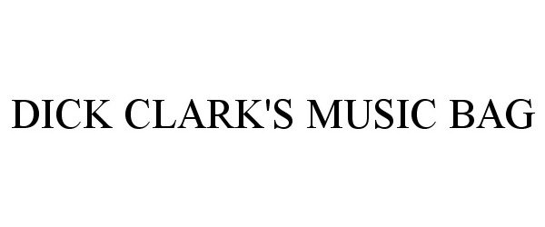  DICK CLARK'S MUSIC BAG