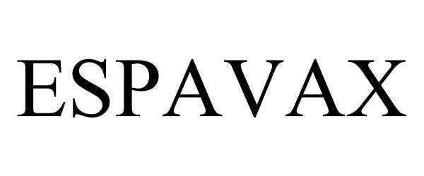 Trademark Logo ESPAVAX