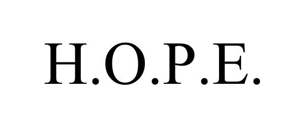 Trademark Logo H.O.P.E.