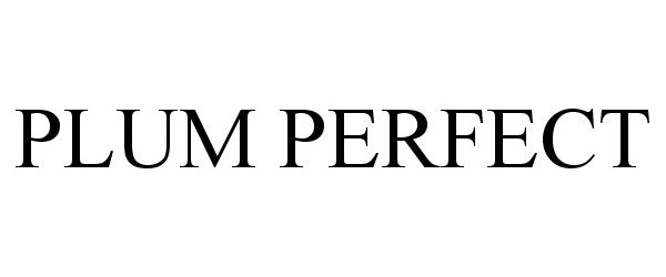 Trademark Logo PLUM PERFECT