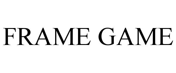 Trademark Logo FRAME GAME