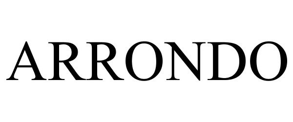 Trademark Logo ARRONDO