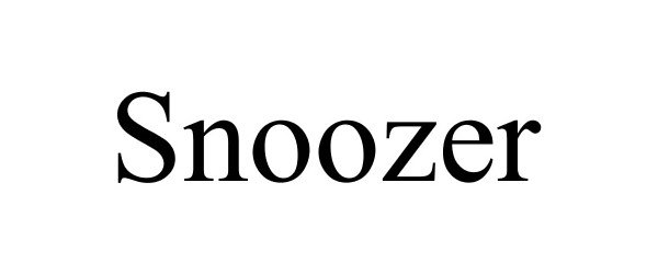 Trademark Logo SNOOZER