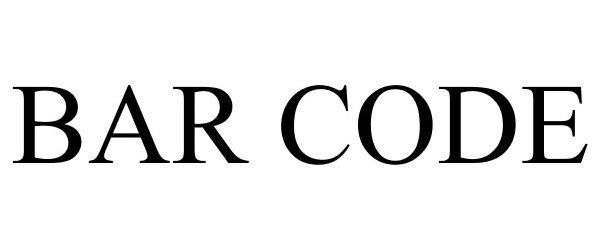 Trademark Logo BAR CODE