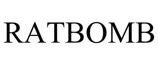 Trademark Logo RATBOMB