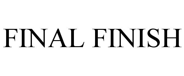 Trademark Logo FINAL FINISH