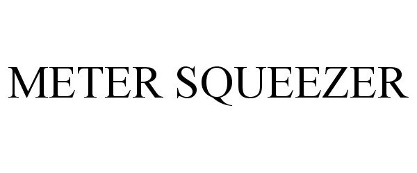 Trademark Logo METER SQUEEZER