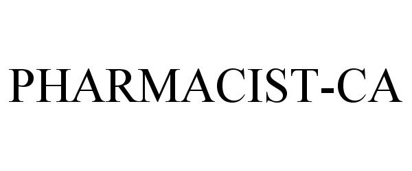  PHARMACIST-CA