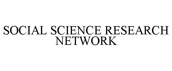  SOCIAL SCIENCE RESEARCH NETWORK