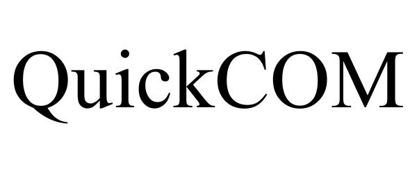 Trademark Logo QUICKCOM