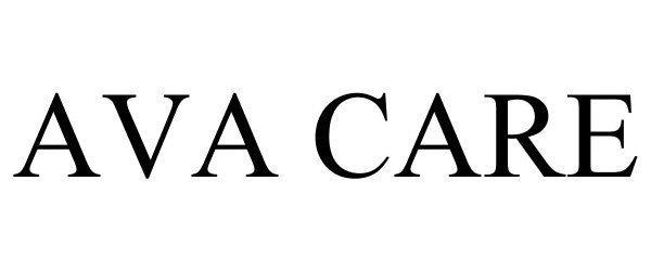 Trademark Logo AVA CARE