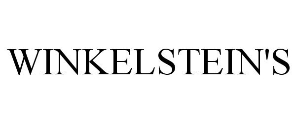 Trademark Logo WINKELSTEIN'S