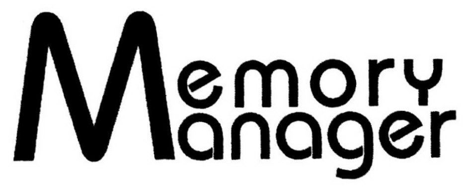 Trademark Logo MEMORY MANAGER