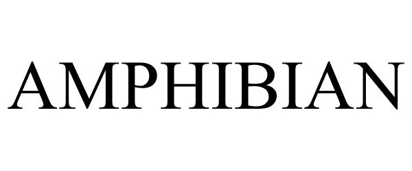 Trademark Logo AMPHIBIAN