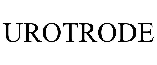 Trademark Logo UROTRODE