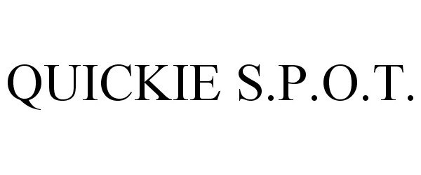  QUICKIE S.P.O.T.