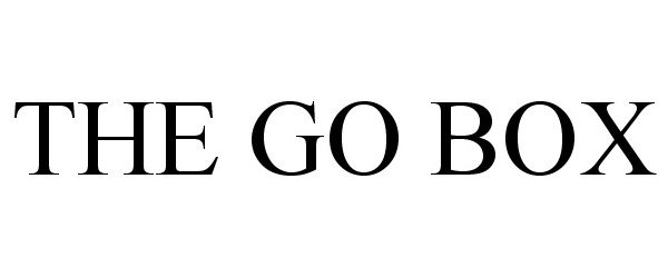 Trademark Logo THE GO BOX