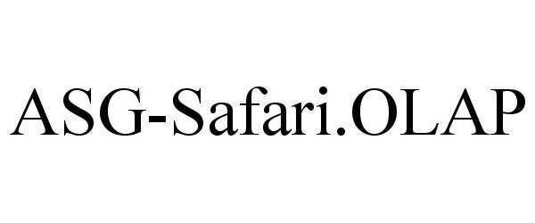 Trademark Logo ASG-SAFARI.OLAP