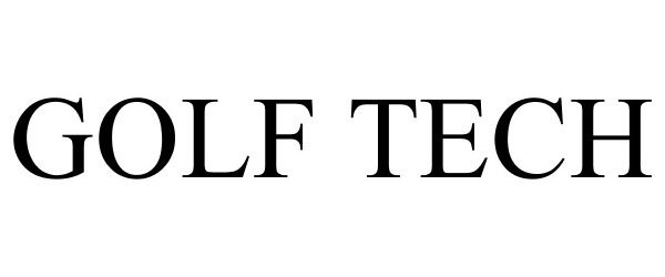 Trademark Logo GOLF TECH