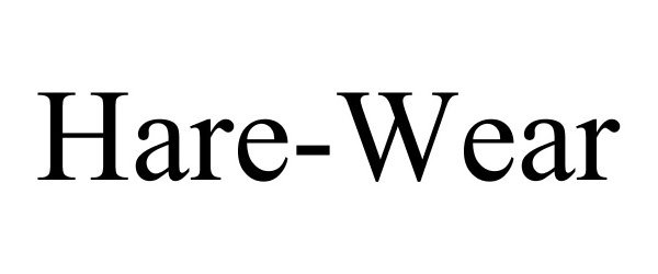 Trademark Logo HARE-WEAR