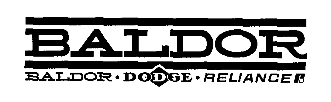 Trademark Logo BALDOR BALDOR Â· DODGE Â· RELIANCE R