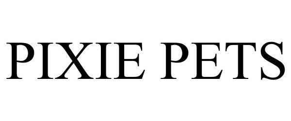 Trademark Logo PIXIE PETS