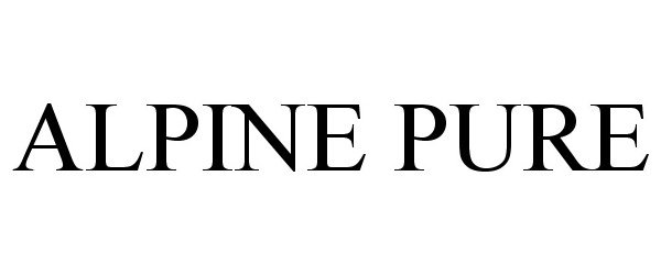  ALPINE PURE