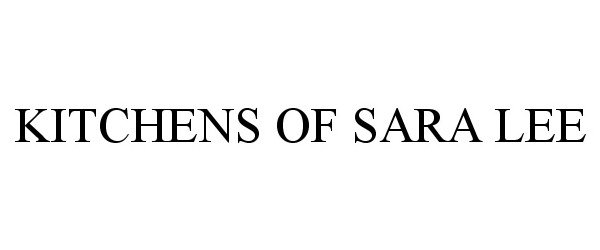 Trademark Logo KITCHENS OF SARA LEE
