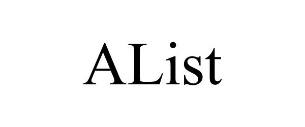 Trademark Logo ALIST