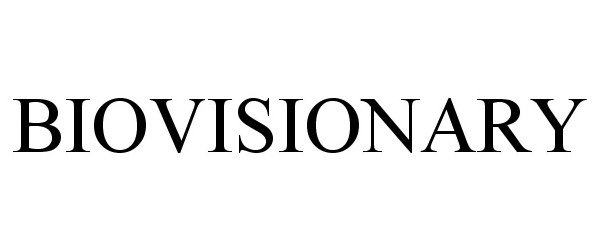 Trademark Logo BIOVISIONARY