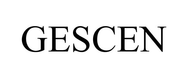 Trademark Logo GESCEN