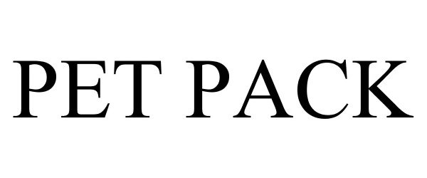 Trademark Logo PET PACK