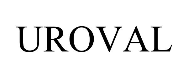 Trademark Logo UROVAL