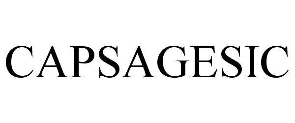 Trademark Logo CAPSAGESIC