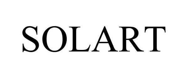 Trademark Logo SOLART