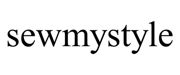 Trademark Logo SEWMYSTYLE