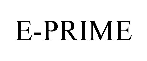  E-PRIME