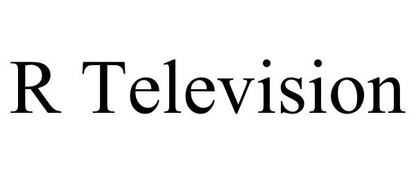 Trademark Logo R TELEVISION