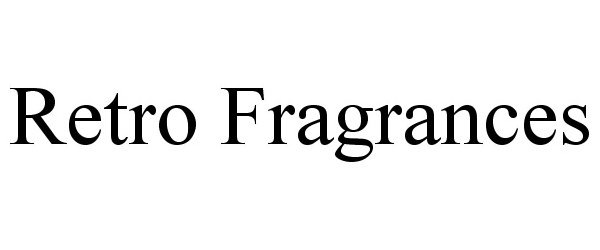 Trademark Logo RETRO FRAGRANCES