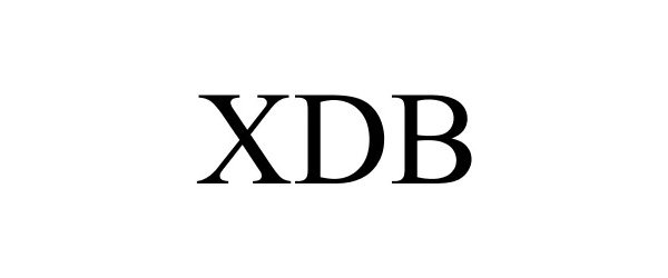 Trademark Logo XDB