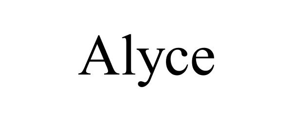 Trademark Logo ALYCE